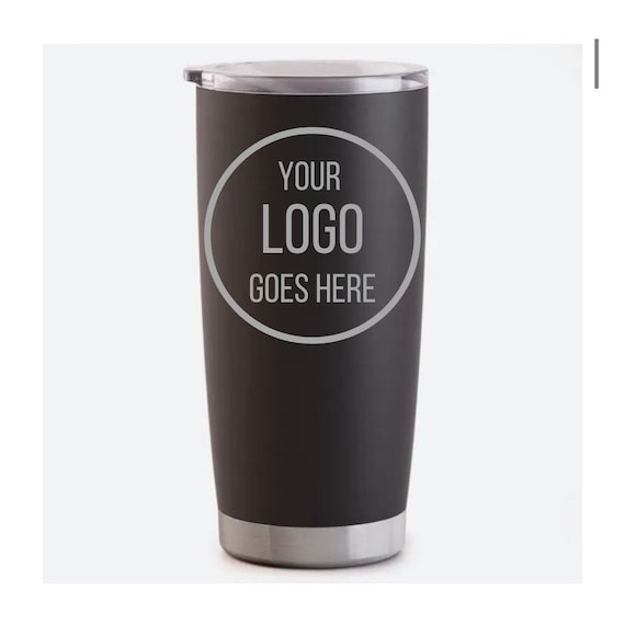 Custom Logo Travel Mug Custom Engraved Logo Travel Coffee Etsy