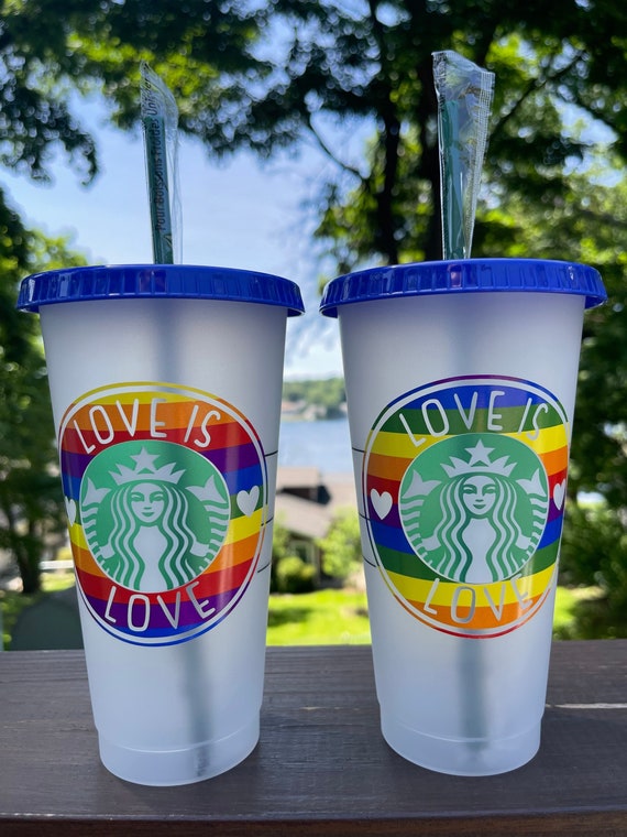 Love is Love Starbucks Cold Cup, Pride Month, Pride Starbucks, Personalized Starbucks  Cup, Pride 2022 - Etsy Israel