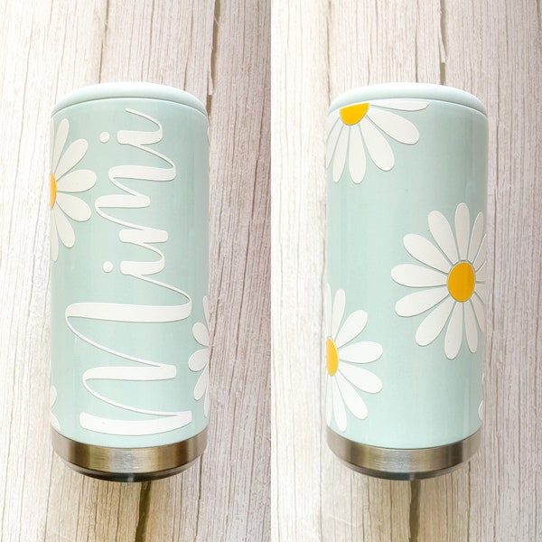 Daisy Slim Can Cooler | Daisies Slim Can Cooler