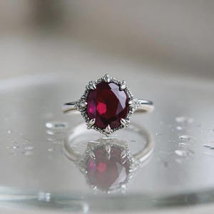 Ruby Manik Ring 925 Sterling Silver | Red Ruby Stone Ring | Classic Ring for Women & Men
