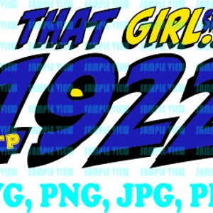 That Girl Since 1922 Sigma Gamma Rho T-Shirt or Sgrho Print Design 1922 SVG, JPG, PNG, Pdf Zip File Instant Download