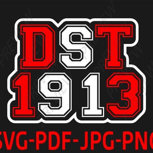 DST Bubble Design --Delta Sigma Theta -- SVG, Pdf, Jpg & PNG Zip File 8 Files Included
