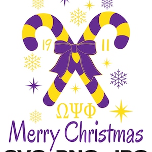 Diseño de perro feliz Navidad Q - Omega Psi Phi SVG, Jpg, PNG Archivo Zip