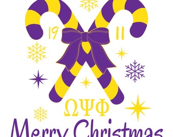 Q Dog Merry Christmas Design -Omega Psi Phi SVG, Jpg, PNG Zip File