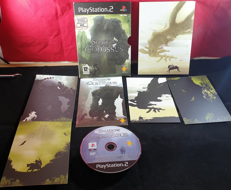 Shadow Of The Colossus With Art Cards Sony Playstation 2 Ps2 Etsy