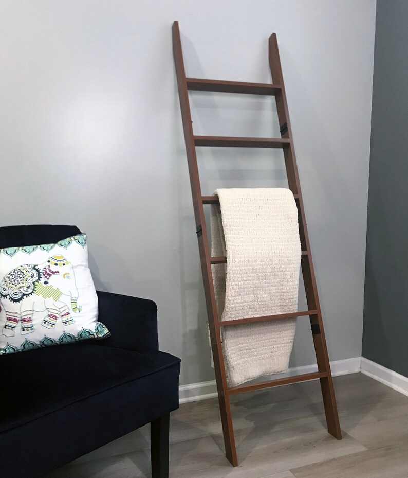 6ft Wall Leaning Blanket Ladder Laminate Snag Free Etsy