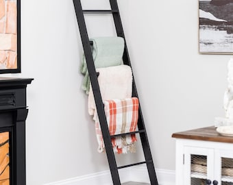 6ft Wall Leaning Blanket Ladder | Laminate Snag Free Construction