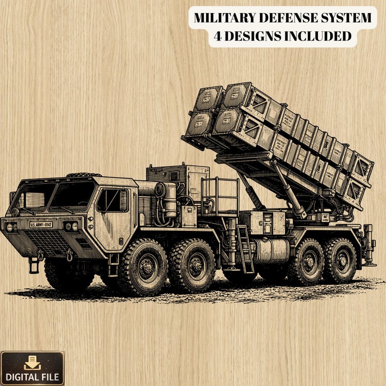 Defence In Depth Svg Military Defense System SVG Bundle, Radar Truck, Army Equipment Laser ...