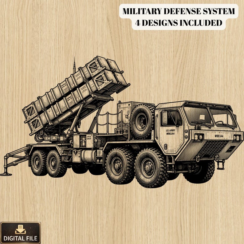 Defence In Depth Svg Military Defense System SVG Bundle, Radar Truck, Army Equipment Laser ...