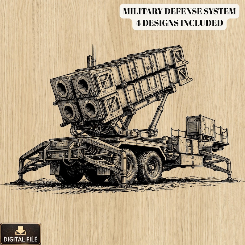 Defence In Depth Svg Military Defense System SVG Bundle, Radar Truck, Army Equipment Laser ...