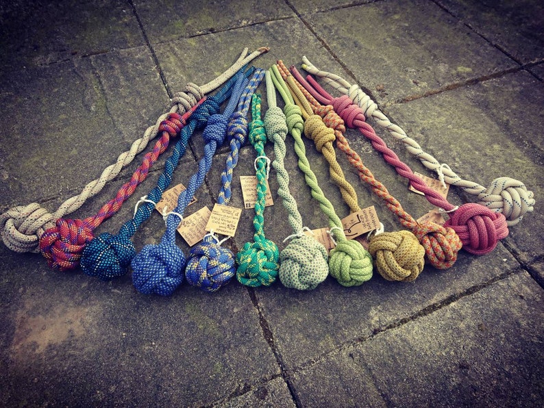 RopeLife Large Dog Toy upcycled Climbing Rope Tug Toy tough Etsy
