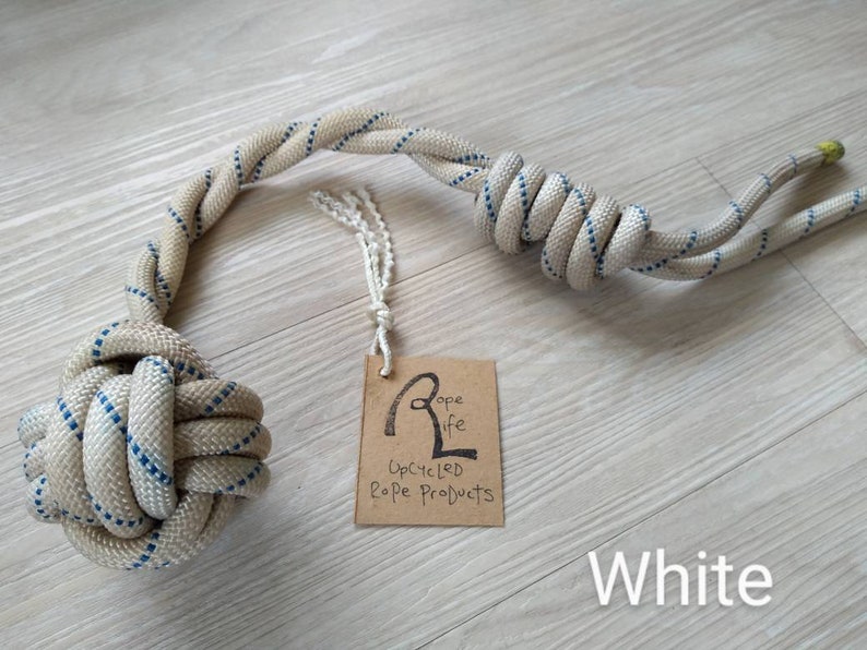 RopeLife Large Dog Toy upcycled Climbing Rope Tug Toy tough Etsy