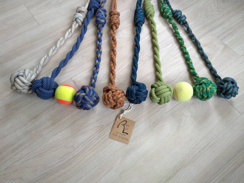 RopeLife Large Dog Toy upcycled Climbing Rope Tug Toy tough Etsy