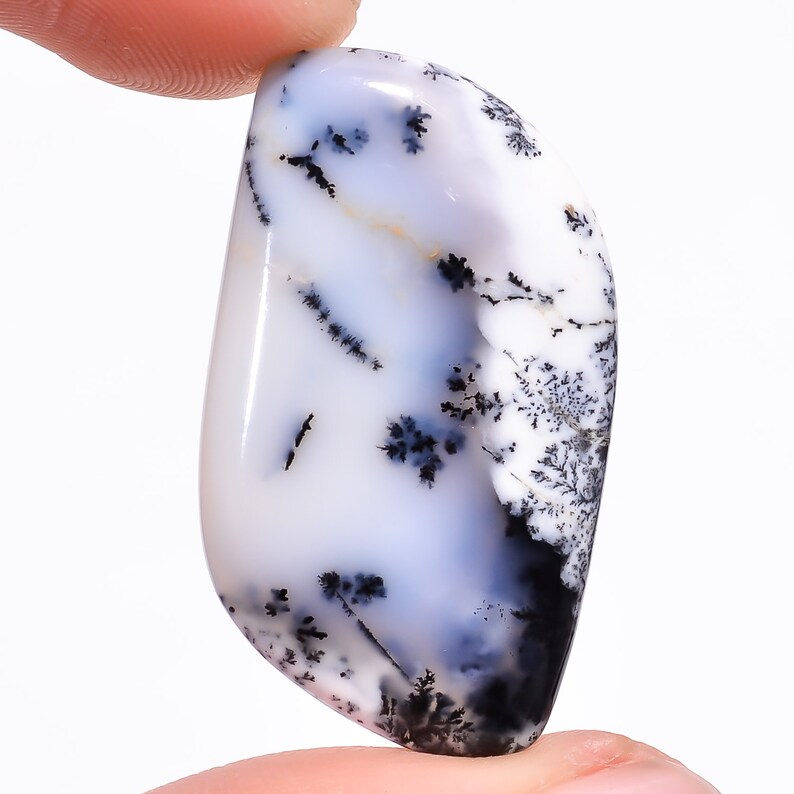 Code SA 5 Natural Dendrite opal Cabochon Size 36\u00d720\u00d75 MM Weight 31.15 ct