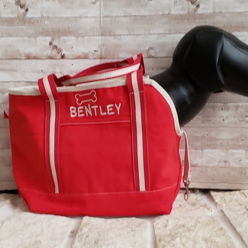 Canvas Dog Carrier Dog Tote Bag Canvas Pet Tote Small Etsy
