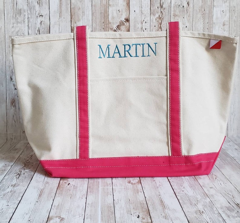 Personalized Work Bag, Embroidered Teacher Tote, Custom Beach Bag, Bridesmaid Tote, Monogram Tote Bag, Monogram Handbag, School Bag image 5