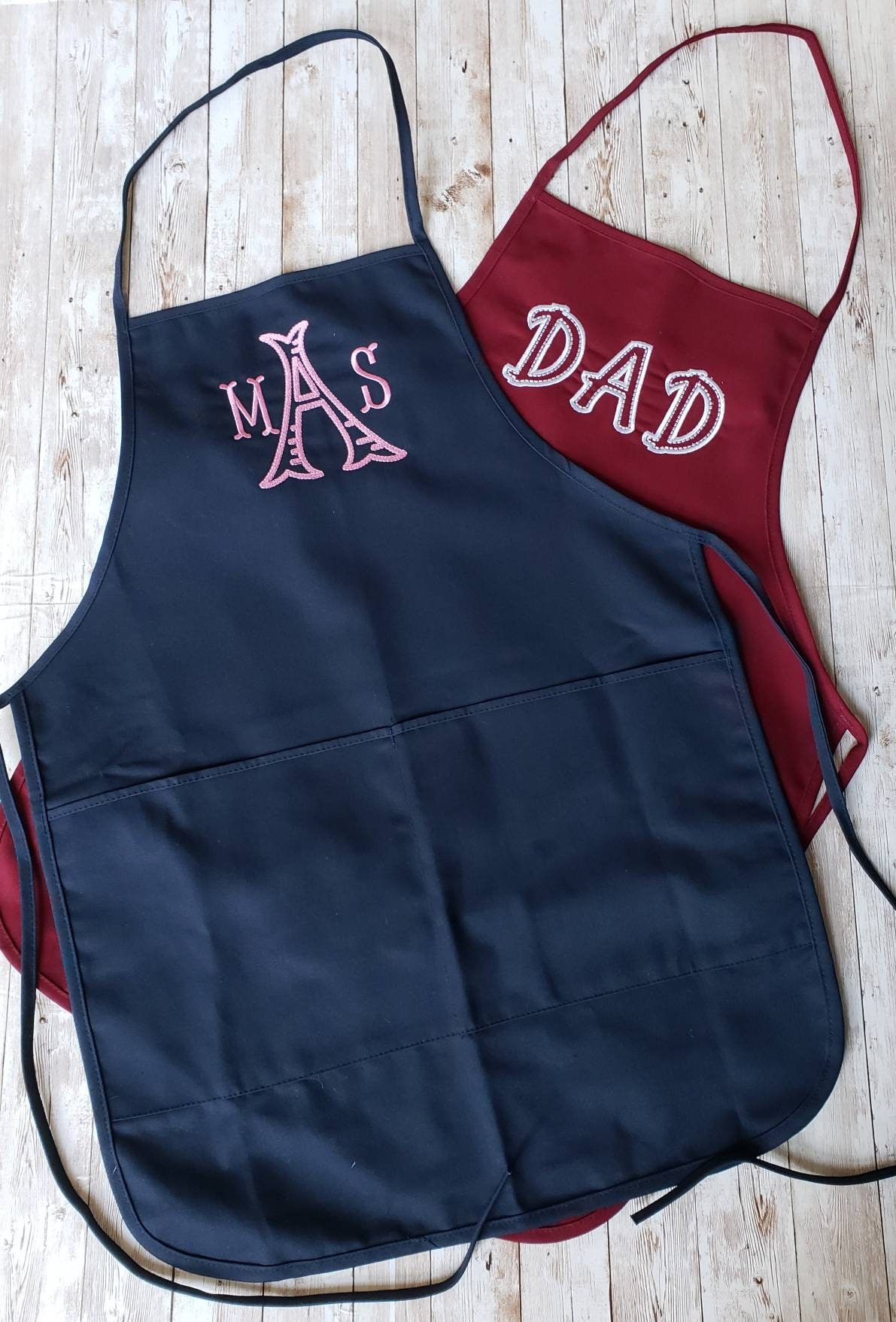 Personalized Apron Embroidered with your Name or Initials Etsy
