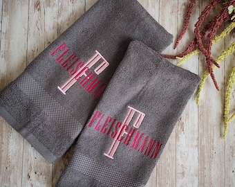 Custom Embroidered Bathroom Towels – Monogrammed Soft Towel Sets