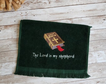 Regalo para Ministro Diácono - Toalla para Servicio de la Iglesia El Señor es Mi Pastor