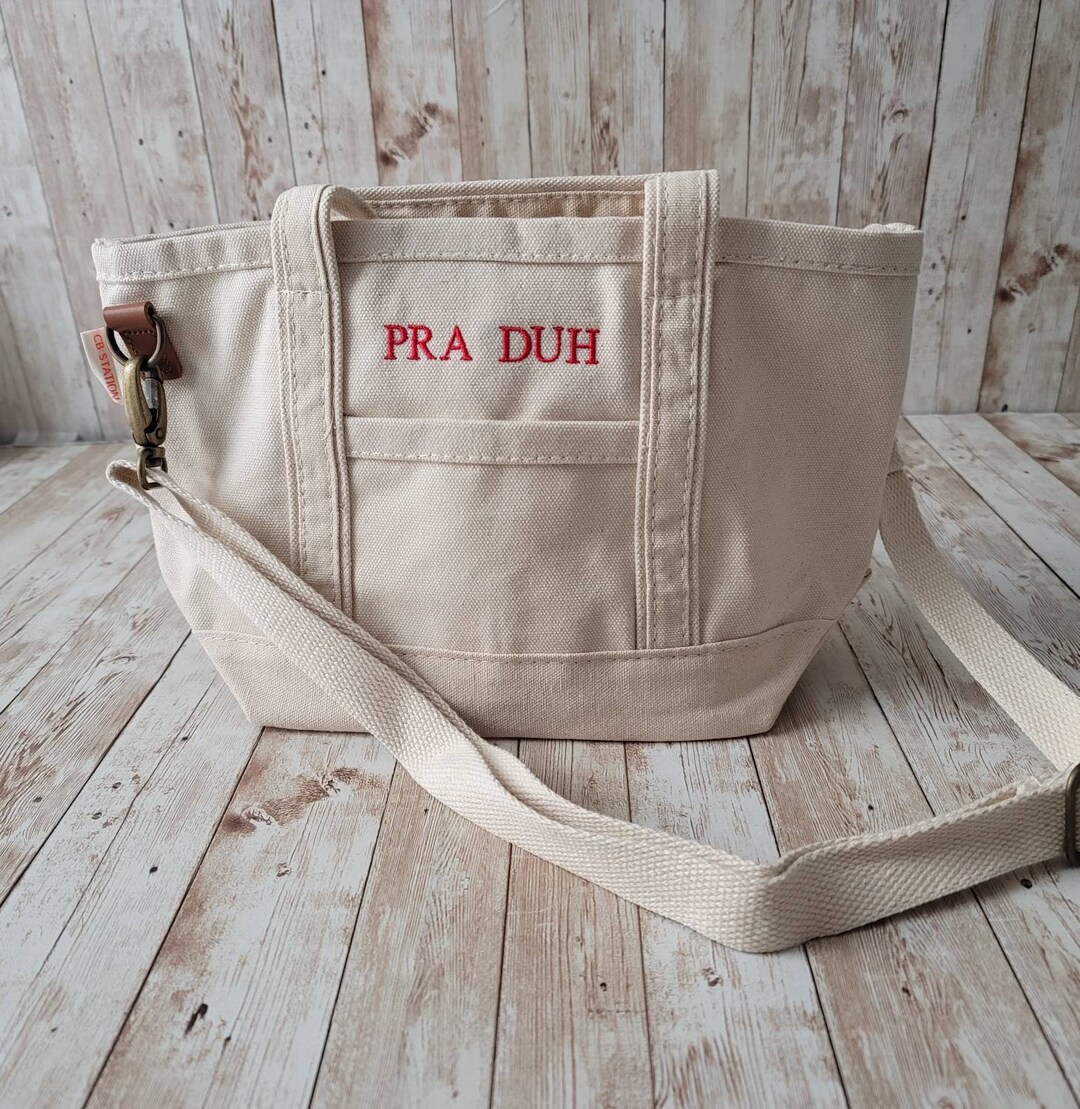 Mini Crossbody Tote Bag Gift for Her Embroidered Personalized Small