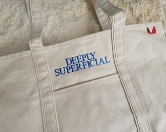 Custom Embroidered Canvas Tote Bag: Bridesmaid Gift, Travel Carryall
