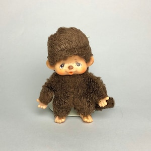 Vintage Monchhichi Monkey Plush Toy: 1980s Sekiguchi Collectible