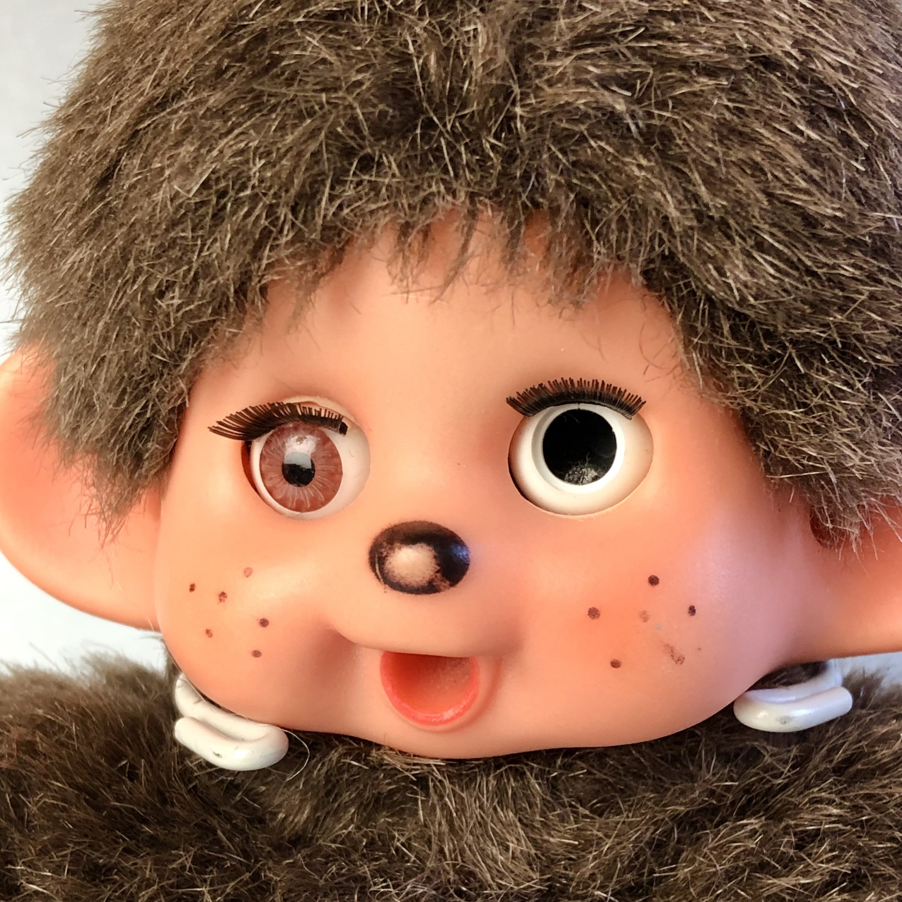 ヴィンテージ 70年代 モンチッチ 猿 ぬいぐるみ：セキグチ 大きな耳