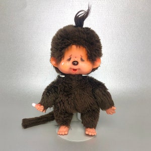 Vintage 1974 Monchhichi Monkey Plush Toy: Sekiguchi Japan