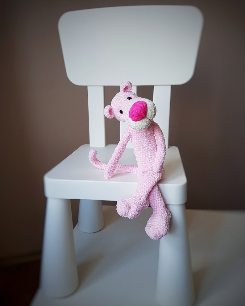 Amigurumi Pattern Pink Panther Crochet Pattern Panther | Etsy
