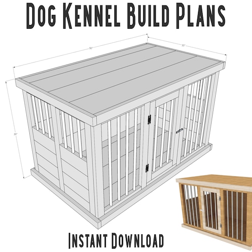 Custom Dog Kennel Plans Etsy