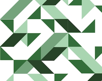 Sfondo geometrico verde