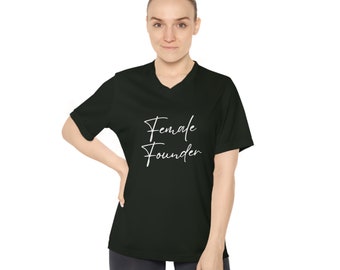 Fondatrice femminile - T-shirt con scollo a V da donna
