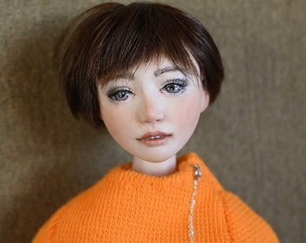 Porzellan Bjd Puppe Vita, Fine Art Puppe, Unikat, handgemacht, Artdoll