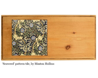 Trivet/Serving Board, with ceramic tile : 'BEETON' model; with regular tile, or 'Seaweed' pattern tile by Milton Hollins.