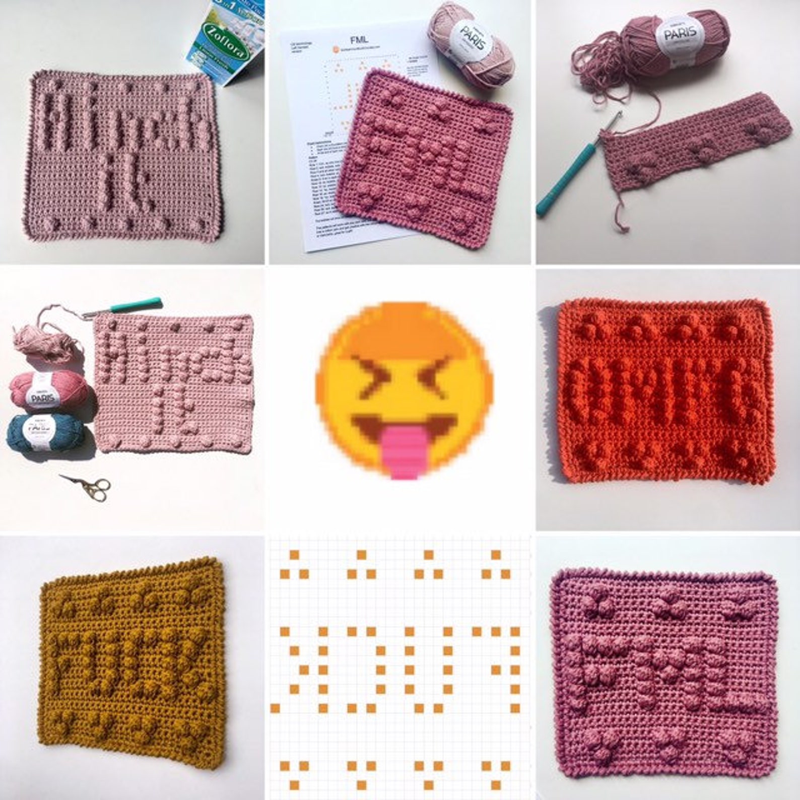 Dirty Dishcloth Crochet Pattern Cleaning Cloth Wash Cloth Etsy UK
