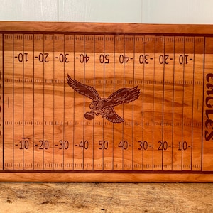 Philadelphia Eagles Throw Back Cherry Wood serving tray-FREE SHIPPING