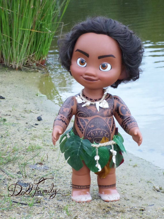 moana and maui dolls