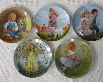 Reco International Plate Sandra Kuck Carousel of Dreams In Box 456A