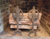 Cast Iron Andirons