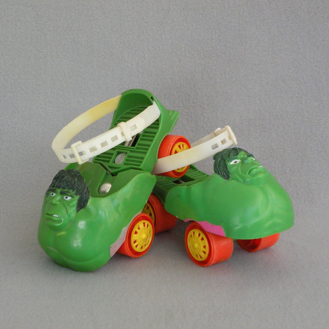 Vintage Incredible Hulk Roller Skates 1979 Marvel Comics Etsy