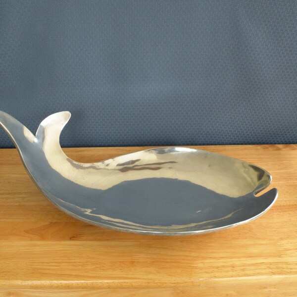 Bol de service vintage Large Metal Fish / 19 » long