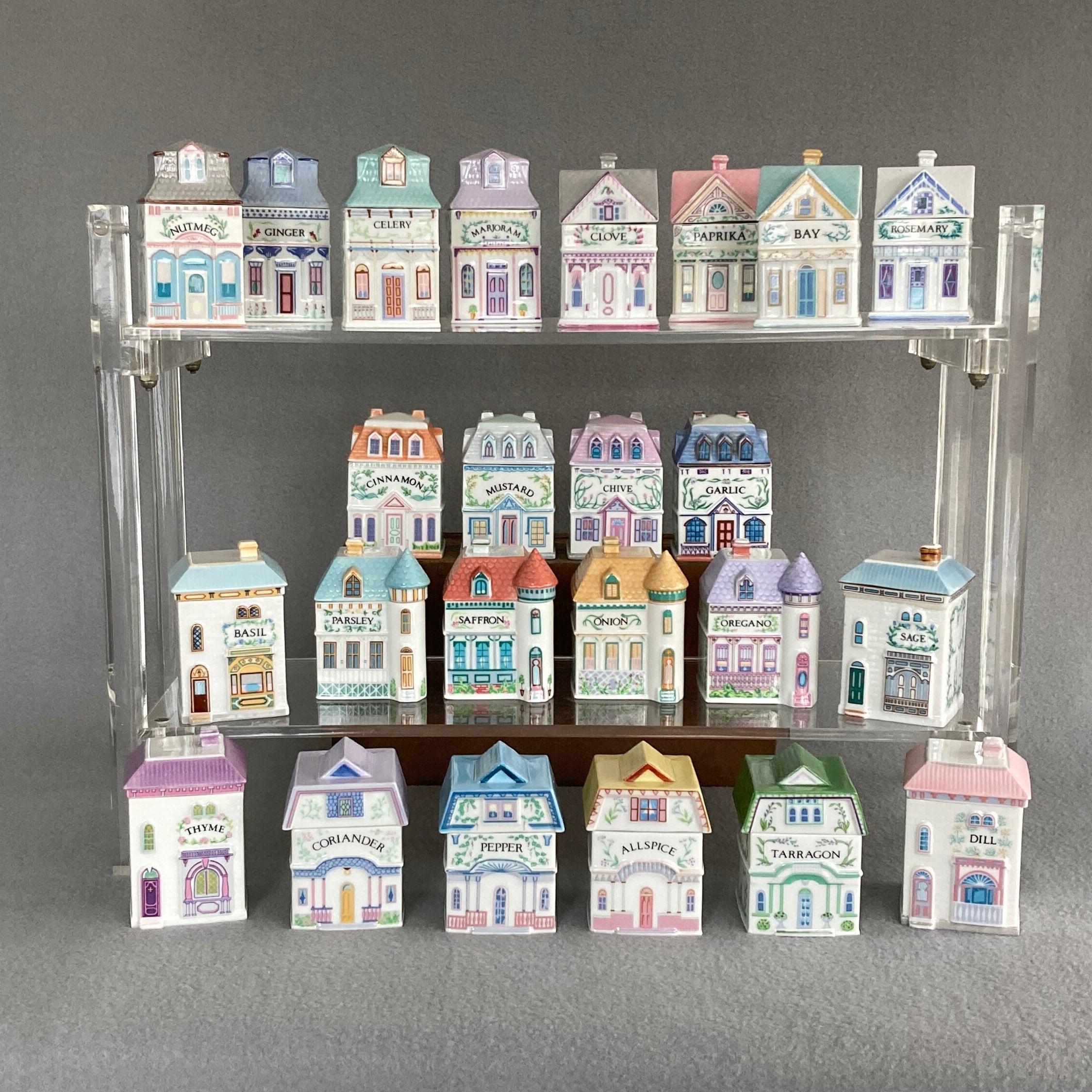 Lenox Spice Village 24 Piece Complete Set of Jars - Etsy Australia