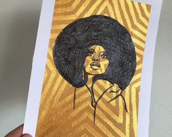 Diana Ross painting