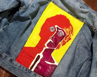 Hand Painted John Lennon Denim Jacket