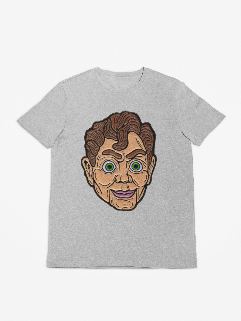 Goosebumps  Slappy the Dummy Funny Unisex T-Shirt Gray