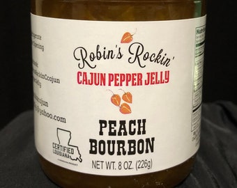 Peach Bourbon Pepper Jelly