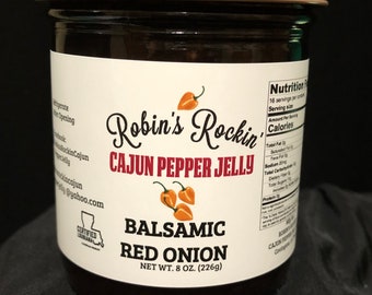 Balsamic Red Onion Pepper Jelly