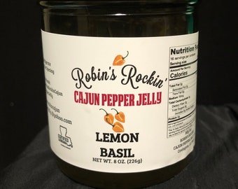 Lemon Basil Pepper Jelly