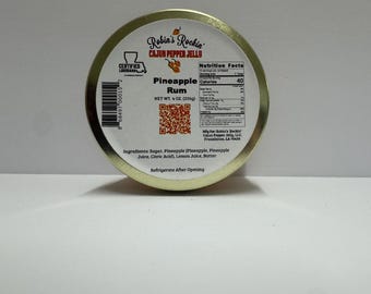 Pineapple Rum Pepper Jelly 4 oz
