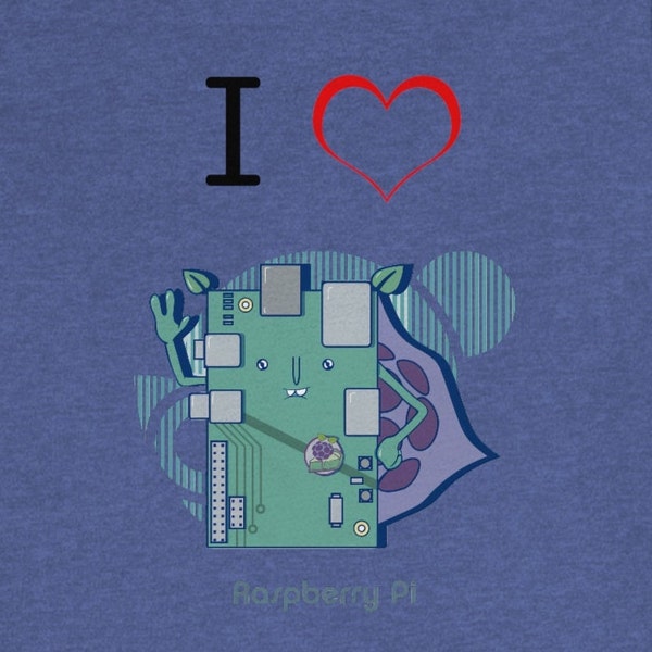 RASPBERRY PI SHIRT | I Love Raspberry Pi Funny Tech Shirt | Developers Tee Shirt | Unisex Programming Tee Shirts | Funny Computer Shirt